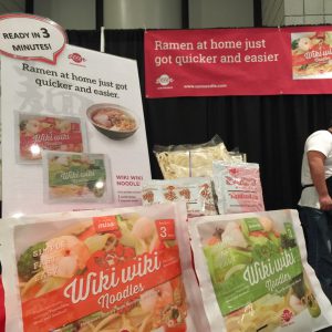 Wiki Wiki Noodles seen at the Summer Fancy Food Show 2017